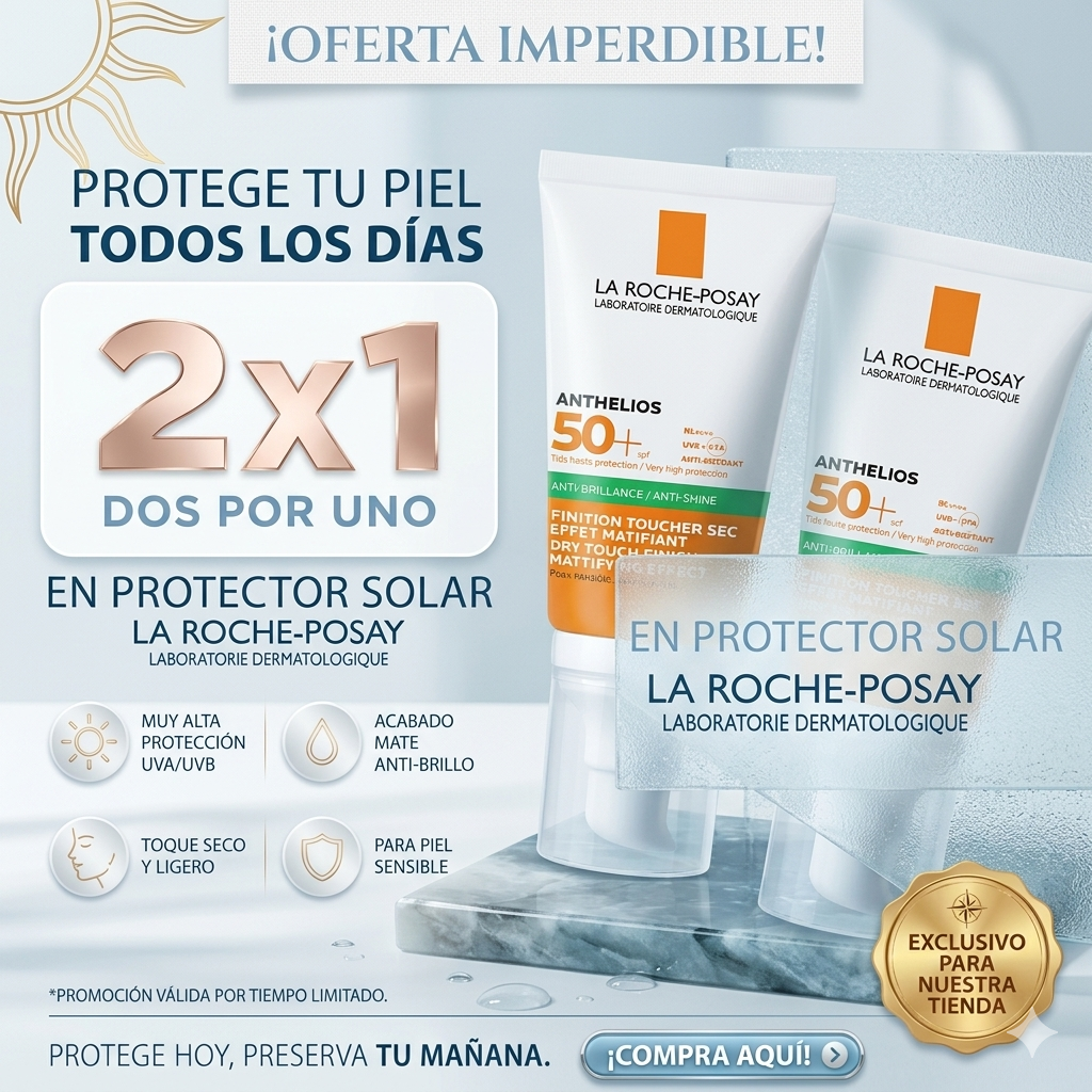 2x1 en Protector Solar! Protege tu Piel Hoy  | Combo 2x1☀️ La Roche-Posay