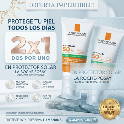 2x1 en Protector Solar! Protege tu Piel Hoy  | Combo 2x1☀️ La Roche-Posay