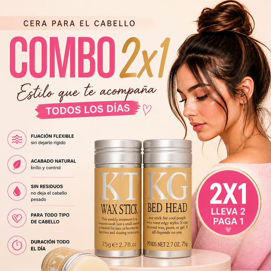 COMBO 2x1 CERA PARA EL CABELLO - Te llevas 1 GRATIS